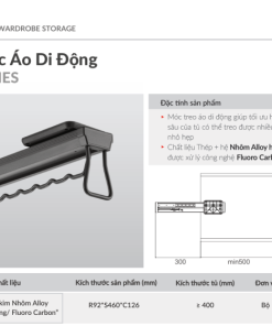 Giá treo móc áo GrandX XM.08 - 11