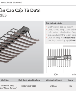 Giá treo quần GrandX XM.11 - 11
