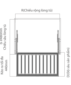Giá treo quần tây GrandX XM.80B - 9
