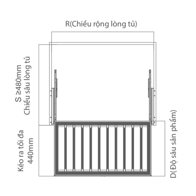Giá treo quần tây GrandX XM.80B - 15 Giá treo quần tây GrandX XM.80B