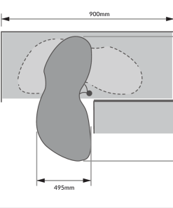 Kệ góc liên hoàn GrandX XM.420SL (Trái) - 12 Kệ góc liên hoàn GrandX XM.420SL (Trái) - 11