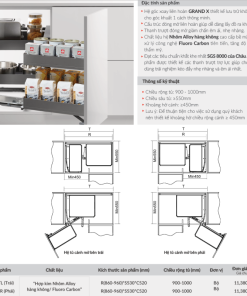 Kệ góc liên hoàn GrandX XMC.45TR - 11