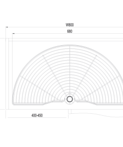 Kệ góc mâm xoay 1/2 GrandX XC.180.80S - 10 Kệ góc mâm xoay 1/2 GrandX XC.180.80S - 9