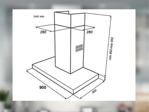 MÁY HÚT MÙI CHỮ T SPELIER SP-110DC90 - 3