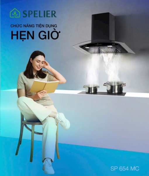 MÁY HÚT MÙI KÍNH CONG SPELIER SP 654MC - 15
