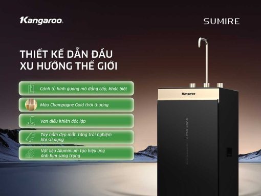 Máy lọc nước RO Hydrogen ion kiềm Kangaroo KGEP12A1 - 13