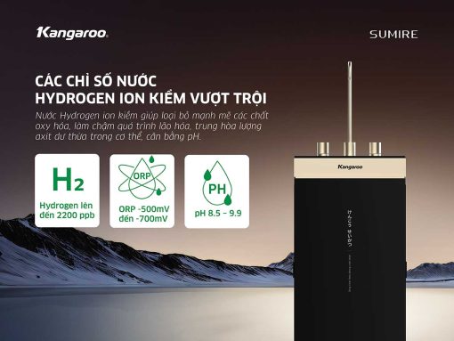 Máy lọc nước RO Hydrogen ion kiềm Kangaroo KGEP12A1 - 11