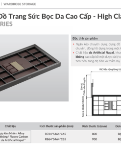 Ngăn kéo đồ trang sức GrandX XM.90C - 12 Ngăn kéo đồ trang sức GrandX XM.90C - 11