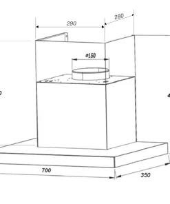MÁY HÚT MÙI CHỮ T SPELIER SP 109MC-70CM - 19