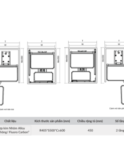 Tủ đồ khô cánh mở GrandX XPR.2450T - 8 Tủ đồ khô cánh mở GrandX XPR.2450T - 7