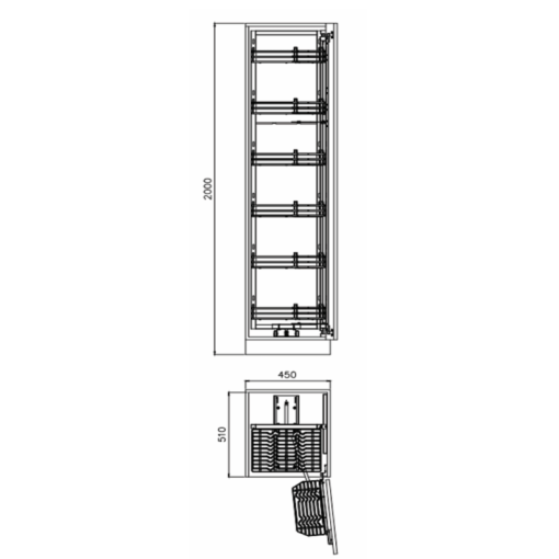 Tủ đồ khô GrandX XPR.450M - 3