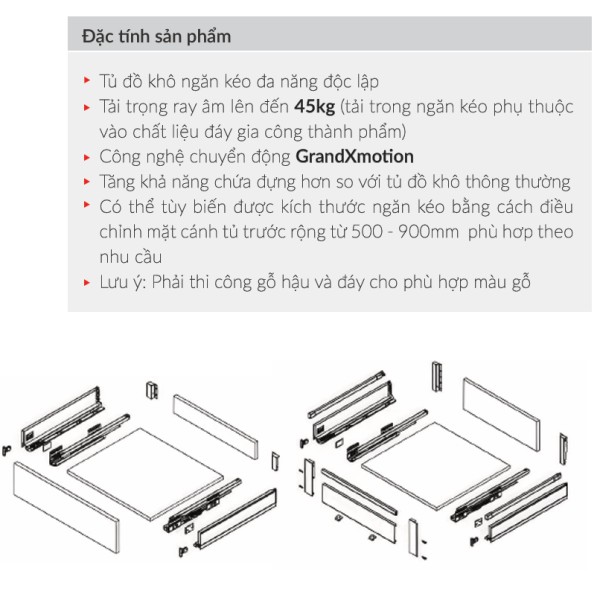 Tủ đồ khô GrandX XPR.B450 - 3