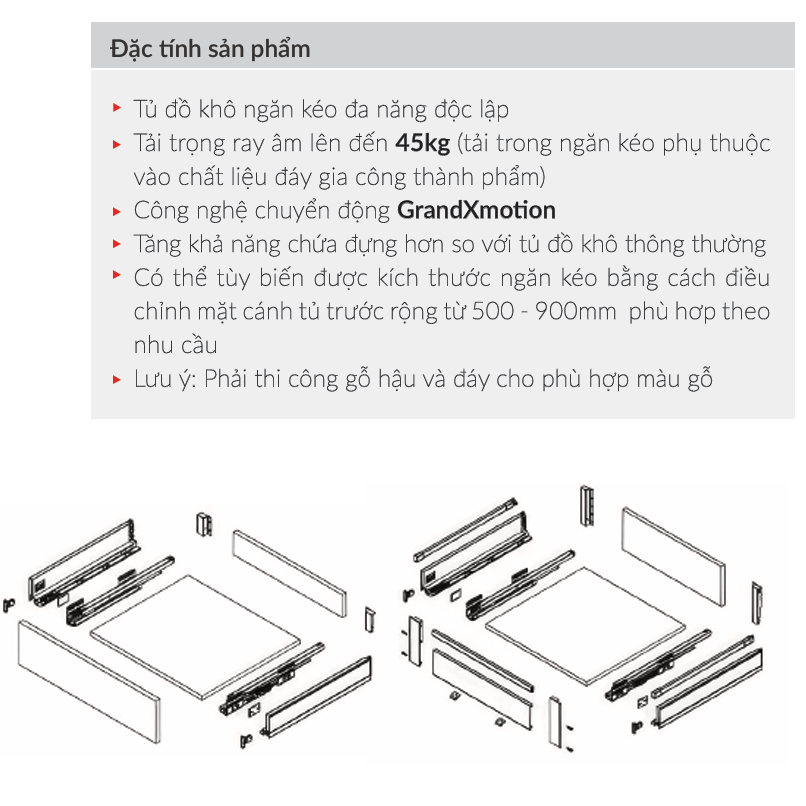 Tủ đồ khô GrandX XPR.B450 - 20 Tủ đồ khô GrandX XPR.B450