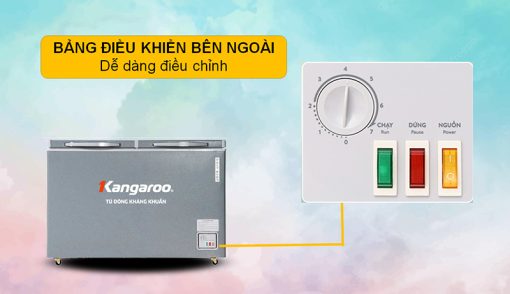 Tủ đông Kangaroo KGFZ318NG2 - 5