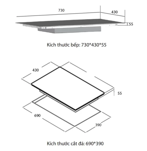 BẾP TỪ ĐÔI SPELIER STL 570S PLUS - 3