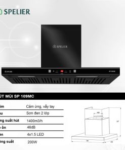 MÁY HÚT MÙI CHỮ T SPELIER SP 109MC-70CM - 21