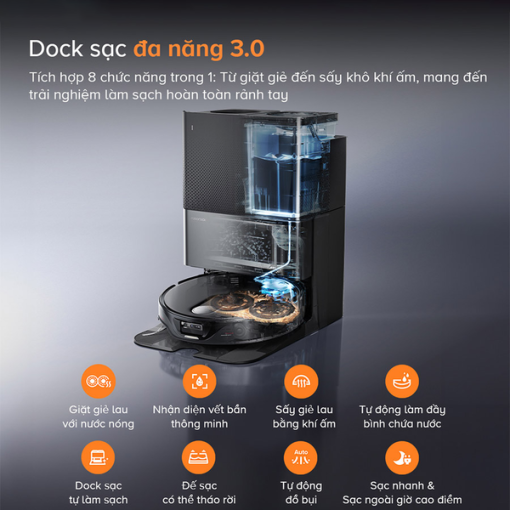 ROBOT HÚT BỤI LAU NHÀ ROBOROCK Q REVO SLIM - 15
