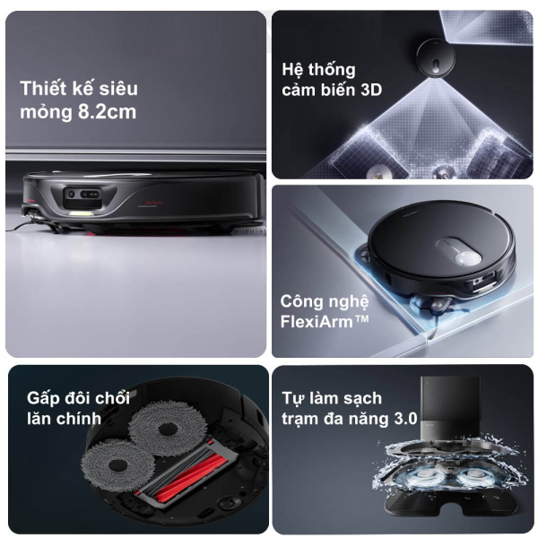 ROBOT HÚT BỤI LAU NHÀ ROBOROCK Q REVO SLIM - 5