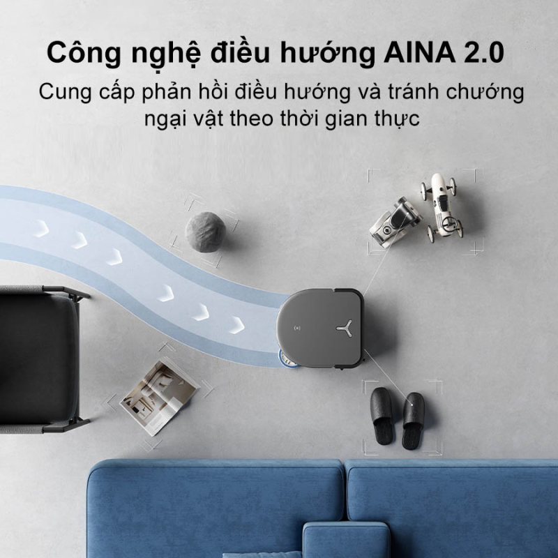 ROBOT HÚT BỤI LAU NHÀ ECOVACS DEEBOT X5 PRO OMNI - 110 ROBOT HÚT BỤI LAU NHÀ ECOVACS DEEBOT X5 PRO OMNI