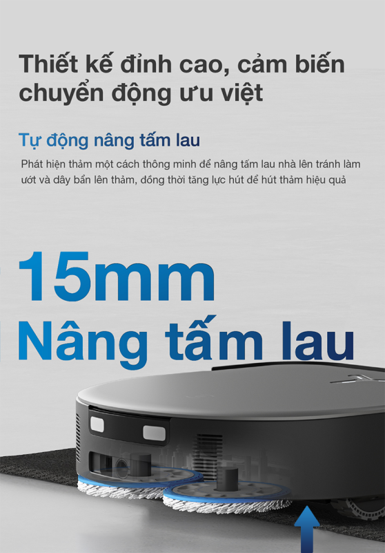 ROBOT HÚT BỤI LAU NHÀ ECOVACS DEEBOT X5 PRO OMNI - 114 ROBOT HÚT BỤI LAU NHÀ ECOVACS DEEBOT X5 PRO OMNI