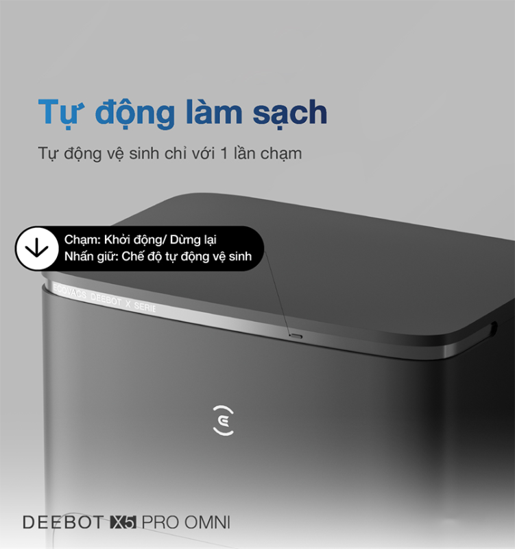 ROBOT HÚT BỤI LAU NHÀ ECOVACS DEEBOT X5 PRO OMNI - 123 ROBOT HÚT BỤI LAU NHÀ ECOVACS DEEBOT X5 PRO OMNI
