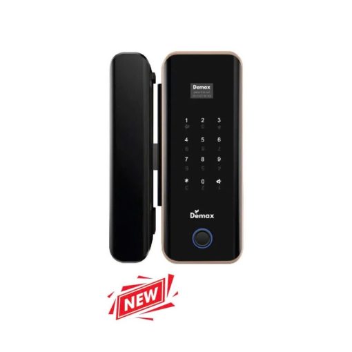 KHÓA CỬA KÍNH DEMAX EL800G AC App Wifi của Đức - 1
