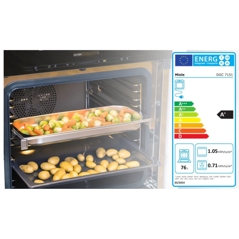 Lò nướng kết hợp hấp MIELE DGC 7151 - 24 Lò nướng kết hợp hấp MIELE DGC 7151