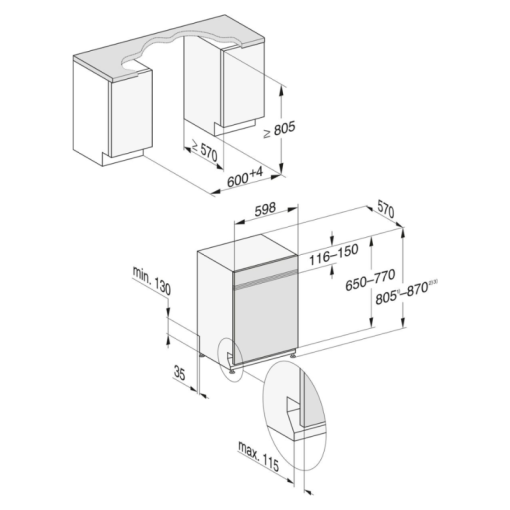 Máy rửa bát MIELE G 7131 SCI CLST AutoDos