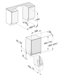 Máy rửa bát MIELE G 7790 SCVi AutoDos K2O - 11 Máy rửa bát MIELE G 7790 SCVi AutoDos K2O