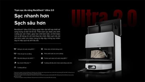 ROBOT HÚT BỤI LAU NHÀ ROBOROCK SAROS 10 - 45