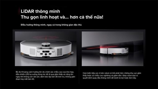 ROBOT HÚT BỤI LAU NHÀ ROBOROCK SAROS 10 - 25