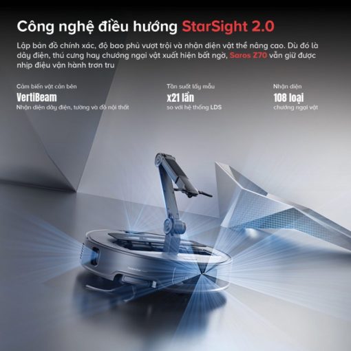 ROBOT HÚT BỤI LAU NHÀ ROBOROCK SAROS Z70 - 29