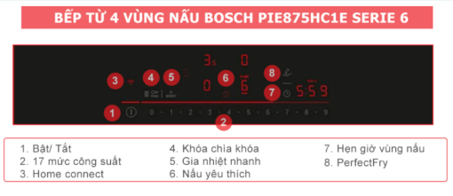Bếp từ Bosch PIE875HC1E Serie 6 - 7