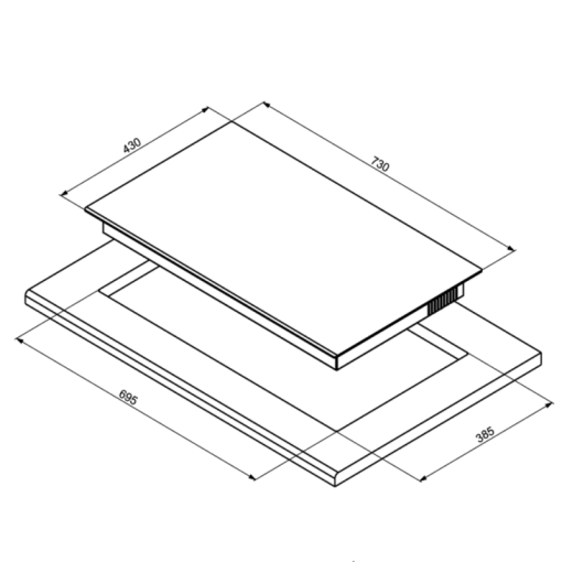 Bếp từ Hafele HC-I7326B 533.09.989 - 3