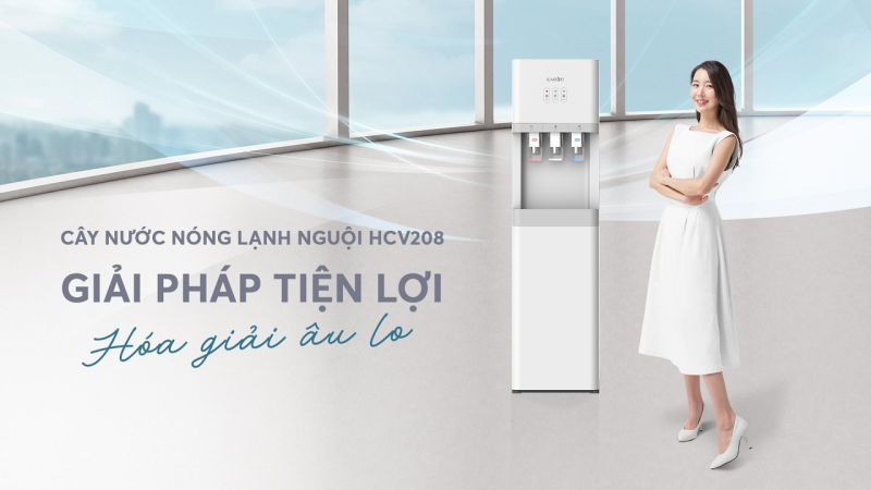 Cây nước nóng lạnh nguội Karofi HCV208 - 43 Cây nước nóng lạnh nguội Karofi HCV208