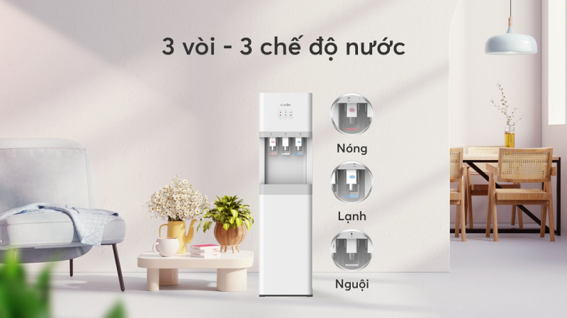 Cây nước nóng lạnh nguội Karofi HCV208 - 44 Cây nước nóng lạnh nguội Karofi HCV208