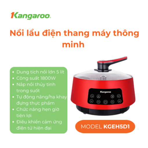 Lẩu điện thang máy Kangaroo KGEH5D1 - 3