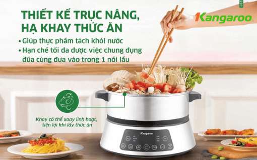 Lẩu điện thang máy Kangaroo KGEH5D2 - 7