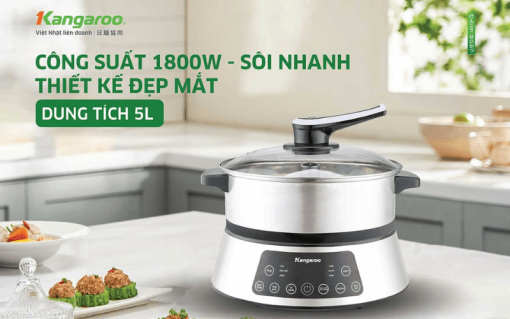 Lẩu điện thang máy Kangaroo KGEH5D2 - 5