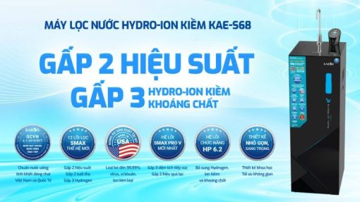 Máy lọc nước Karofi KAE-S68 Hydro-ion kiềm - 15