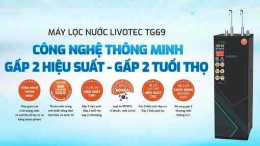 Máy lọc nước Karofi Livotec TG69 nóng nguội - 5
