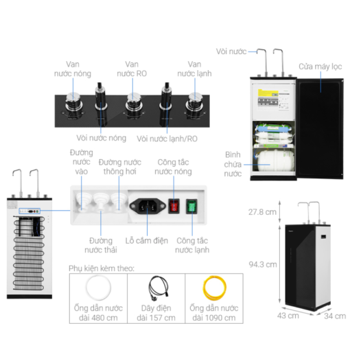 Máy lọc nước RO Kangaroo KG10A17 - 17