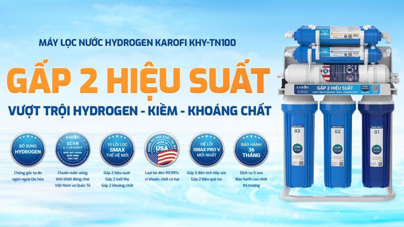 Máy lọc nước RO Karofi KHY-TN100 - 36 Máy lọc nước RO Karofi KHY-TN100
