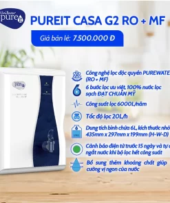 MÁY LỌC NƯỚC PUREIT CASA G2 - 16 MÁY LỌC NƯỚC PUREIT CASA G2 - 15