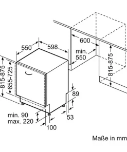 Máy rửa bát Bosch SMD8TCX04E Serie 8 - 12 Máy rửa bát Bosch SMD8TCX04E Serie 8 - 11