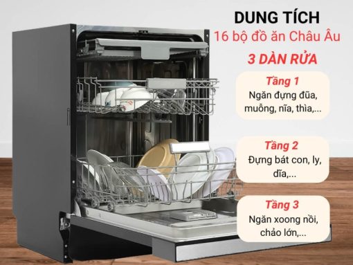 Máy rửa chén Hafele HDW-F6072B 535.29.700 - 5
