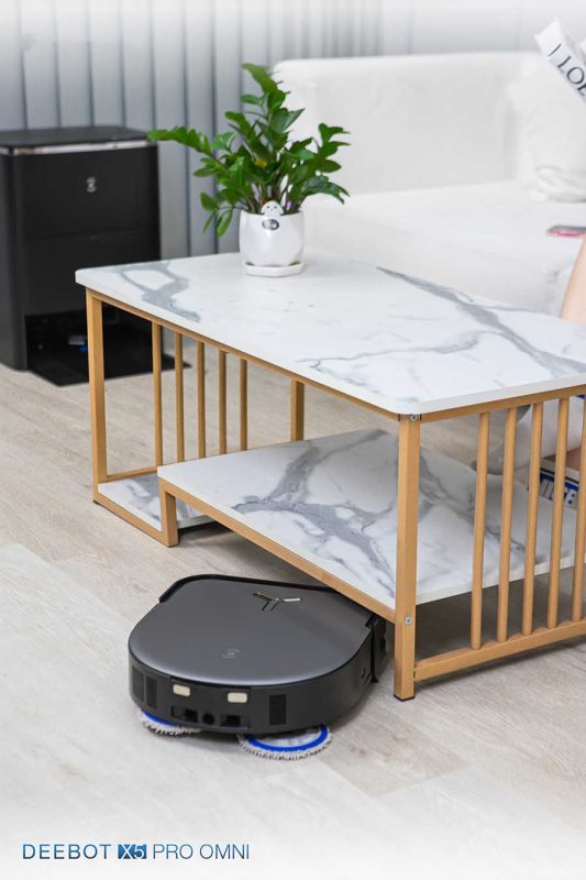 ROBOT HÚT BỤI LAU NHÀ ECOVACS DEEBOT X5 PRO OMNI - 125 ROBOT HÚT BỤI LAU NHÀ ECOVACS DEEBOT X5 PRO OMNI