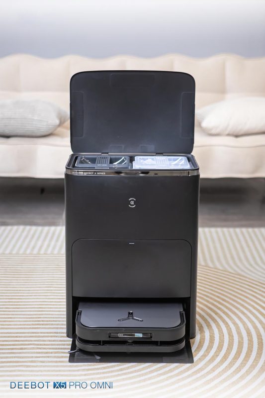 ROBOT HÚT BỤI LAU NHÀ ECOVACS DEEBOT X5 PRO OMNI - 126 ROBOT HÚT BỤI LAU NHÀ ECOVACS DEEBOT X5 PRO OMNI