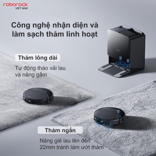 ROBOT HÚT BỤI LAU NHÀ ROBOROCK SAROS 10R - 25