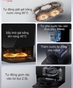 ROBOT HÚT BỤI LAU NHÀ ROBOROCK SAROS 10R - 85